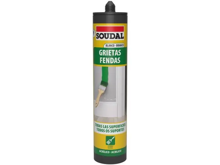 Sellador acrilico grietas